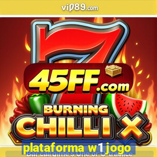 plataforma w1 jogo